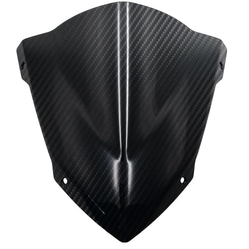 Motorrad-Windschutzscheibe Windabweiser Für Yamaha MT 25 03 MT03 MT25 2020–2024 Frontverkleidung Windschutzscheibe Windschild Windabweiser Windschutz(Carbon Look2)