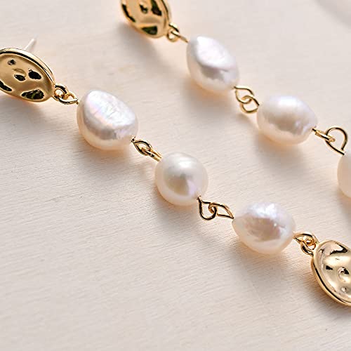 Boucles d'oreilles perles d'eau douce Cellacity, le cadeau de mariage idéal en argent 925 - 2