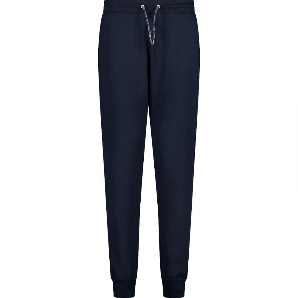 CMP Strecth French Terry Long Pant, Woman, Black Blue, 44