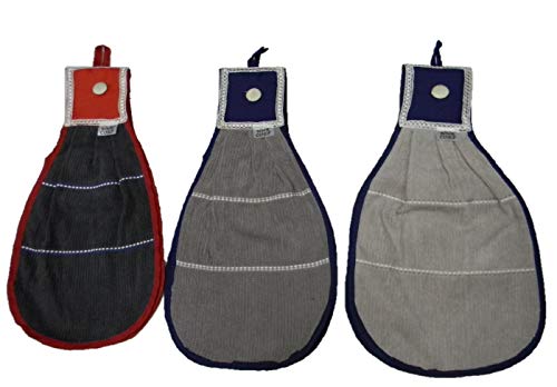 NNR Kitchen Hanging Towels,Set of 3 Pcs_Super Absorbant, Double Sided