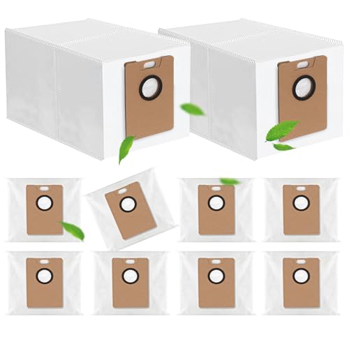 Tapo RV30 Max Plus/RV20 Max Plus�p�����p�_�X�g�o�b�O10���p�b�N - 4�wHEPA��ߐ^��o�b�O 3L��e�� - �g���̂ă_�X�g�o�b�O TP-Link Tapo���{�b�g�|���@�z�[���N���[�j���O�p