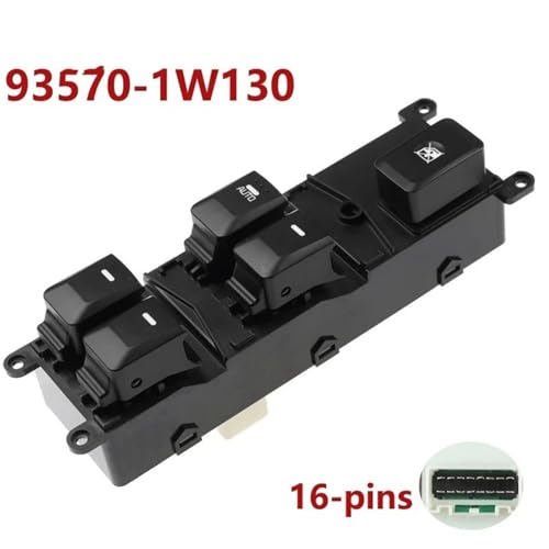 Interrupteur de lève-vitre pour Kia Rio III 2012-2016 commande 93570-1W130