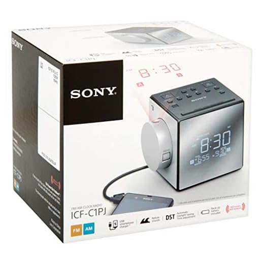 Sony ICFC1PJ Alarm Clock Radio,Black