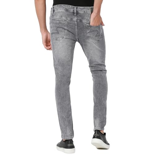 Image of Spykar Men's Mid Rise Super Skinny Jeans