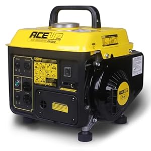 Aceup Energy 1,200W Gas-Powered Generator, Small Portable Generator Camping Ultralight, EPA & CARB Compliant