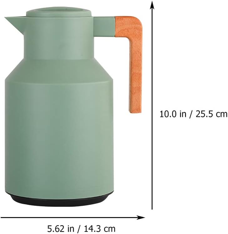 Cabilock 1pc Modern Insulation Water Pot Ergonomic Handle Capacity Thermal Kettle for Home Use Simple Design Elegant for Keeping Beverages Warm