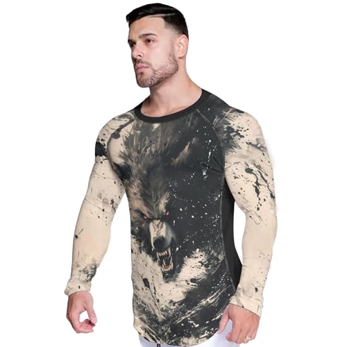 BJJ Rash Guard, Ultra Soft Compression Shirt, Rash Guard Men Jiu Jitsu Long Sleeve4