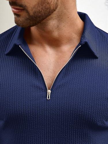 Image of Vogaan Men's Premium Cotton Blend Pyjama Set | Stylish Solid Polo Tshirt and Shorts | Casual Night Suit Wear Set for Man | Summer Co-ords Set with Shorts | Comfortable Nightwear & Loungewear