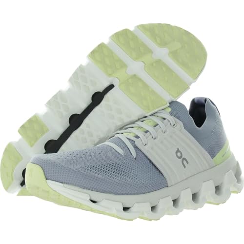 On Women's Cloudswift 3 Sneakers, Nimbus/Hay, 6