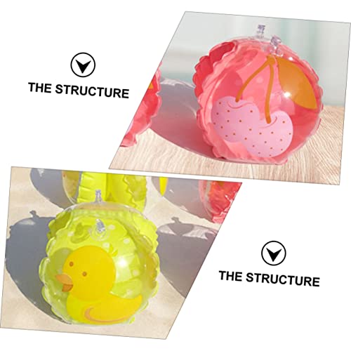 ibasenice 4 Pares Anel De Natação De Braço Infantil Flutuador De Natação Faixas De Braço Flutuador B