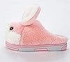 LANFIRE Pink Slippers, Women's Bunny Slippers, Size 5/5.5 UK, Animal Print, Warm, Plush, Non-Skid Soles #2