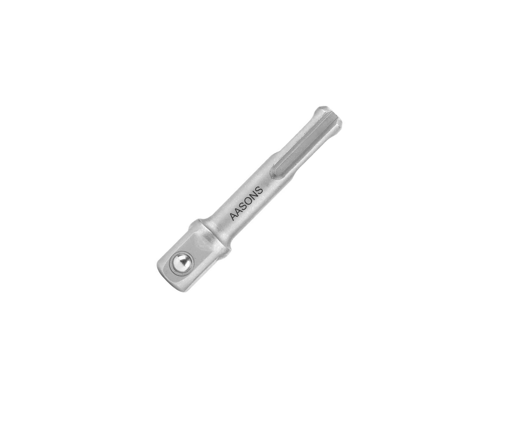 AASONS SDS Plus Steel Socket Adapter SDS+ Square Drive Socket Hammer Drill Extension Bit Converter To ½” SD Rotary Impact Electric Tool Accessories (Pack Of 1)-image-0