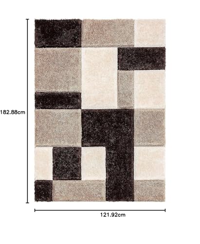Image of Ultra-Soft Shaggy Carpet (4 X 6 FEET, Multi - 6) Fluffy, Cozy & Durable Area Rug for Living Room, Bedroom & More ? Premium Modern Design