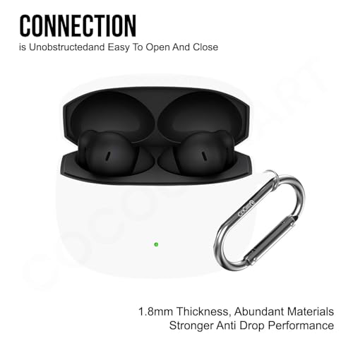Image of Soft Silicone Case Cover for OnePlus Nord Buds 4 Pro (White)