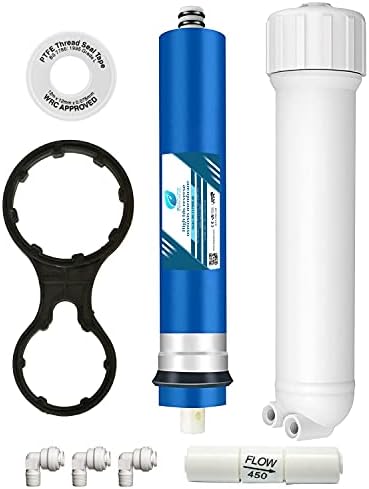 Shapure High 2500 TDS Membrane with housing Filter Service kit Spare for All Type of RO Water Purifier (80 GPD Membrane + Housing)