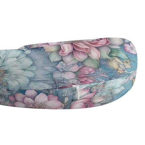 Almohada de espuma viscoelástica de viaje tamaño único miniatura 4