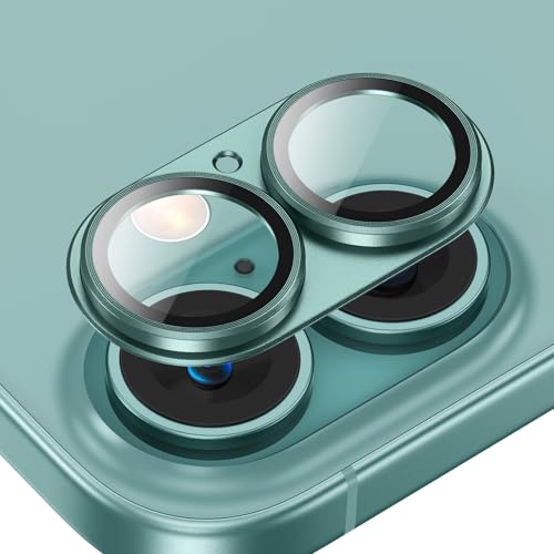 Image of Tensea Camera Lens Protector for iPhone 16/iPhone 16 Plus Metal Aluminum Alloy Tempered Glass Camera Screen Protector Accessories Case Friendly for iPhone 16/iPhone 16Plus 2024