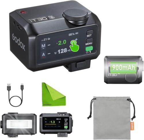 Godox iT30Pro iT30 Pro S Mini Flash Appareil Photo pour Sony A9 III A7III