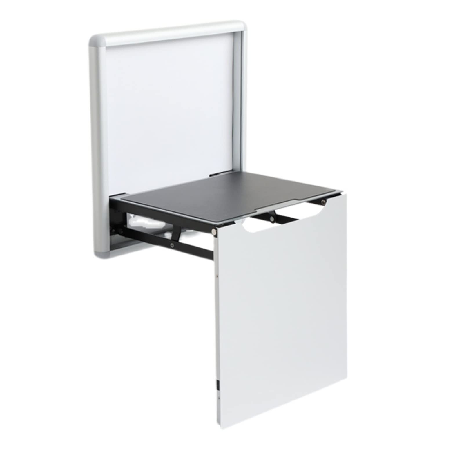 Silla Plegable Taburete Plegable de aleación de Aluminio, Taburete Ultrafino para Porche montado en la Pared para el hogar, Muebles de baño