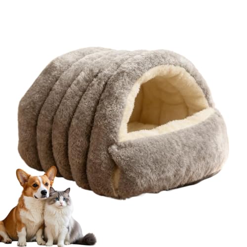 Cave pour chat pliable et lavable Lit nid douillet chaton
