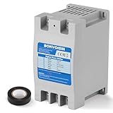 Bonvoisin Single to 3 Phase Converter 2HP(1.5kW) Digital Phase Shifter, 7A 220V-240V Input/Output, One Converter for One Motor