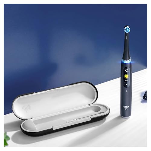 Oral-B iO 9 Doppelpack Elektrische Zahnbürste/Electric Toothbrush mit revolutionärer Magnet-Technologie & Mikrovibrationen, 7 Putzmodi… – Ansicht 8