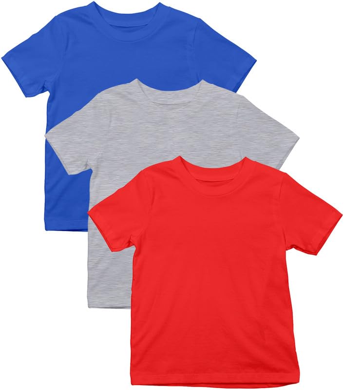 Image of XENOVAURBAN Kids Unisex Combo Round Neck Cotton T-Shirt - P