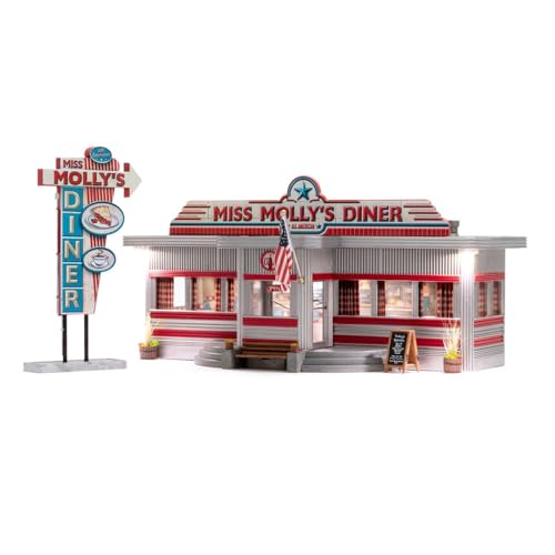 Woodland Scenics Miss Mollys Diner Built-&-Ready Structure N Scale
