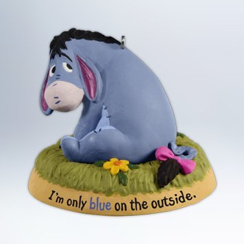 Hallmark Only On The Outside - Eeyore 2012 Ornament