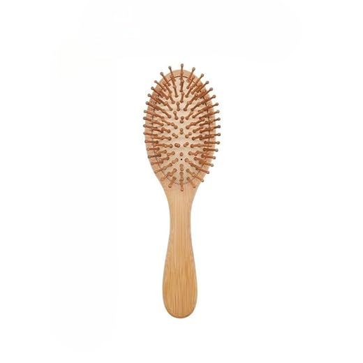 Escova De Bambu De Madeira Premium Para Cabelo Melhora O Crescimento Do Prevenir A Queda De Pente Dentes (Type 3)