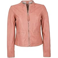 Gipsy GWZai S22 LASTAV Chaqueta DE Cuero, Rose, L para Mujer