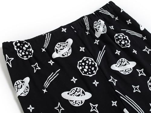 Image of Dolphin&Fish Boy Pajamas Toddler Kids Pjs Set Cotton Soft Clothes Sleepwear | Long Sleeve Elastic Cuffs,Stretch breathable,Dinosaur Space Print Options