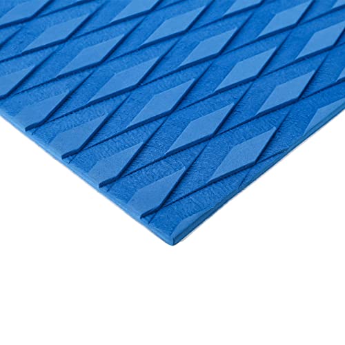 Patioer Non-Slip Traction Pad Deck Grip Mat,4 Pcs 15X 10 In Trimmable Eva Foam Boat Decking Sheet For Kayak Rv Canoe Yacht Pool Step Sup Board,Blue #TOP5