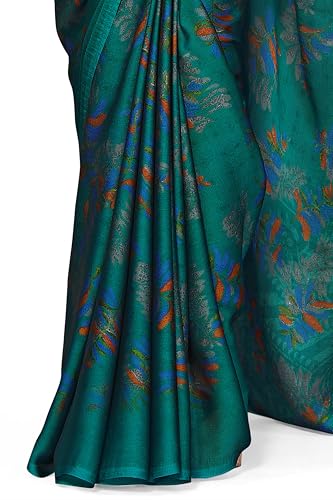 Image of MIRCHI FASHION Women's Ready to Wear 1 Minute Drape Chiffon Printed Saree with Blouse Piece