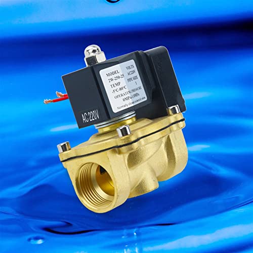 Électrovanne en laiton normalisée DN15 pour fluides et gaz AC220V - 4