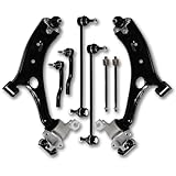 Amqiyvel 8Pcs Front Lower Control Arm with Ball Joint Suspension Kit Compatible with Honda CR-V 2017 2018 2019 2020 2021 2022, CMS601054, CMS601055, K750908, EV801486, ES801495, ES801496