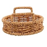 Photo Gallery mothnur cestino pane rotondo in finto rattan con manici piccolo vassoio per snack e frutta organizer da tavola per cucina e da pranzo contenitore per uso quotidiano Photo Gallery mothnur cestino pane rotondo in finto rattan con manici piccolo vassoio per snack e frutta organizer da tavola per cucina e da pranzo contenitore per uso quotidiano
