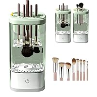 Electric Makeup Brush Cleaner:Fast and Efficient Machine for Deep Cleaning All Brush Types, Compact and Portable for Travel and Home, Ideal for Makeup Enthusiasts and Professionals (White)