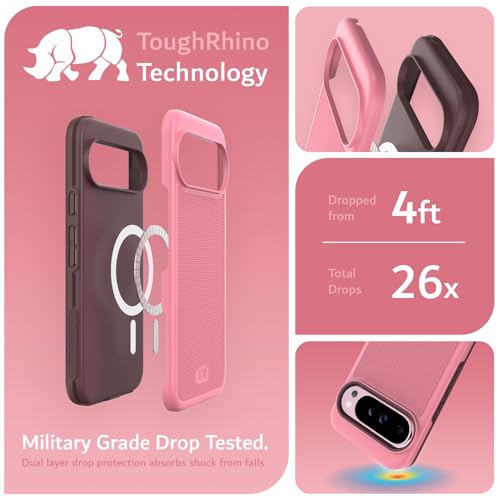 Image of TUDIA MergeGrip [Magsafe Compatible] for Pixel 9 Pro XL Case - Smokey Pink