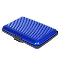 EnixwH Carteira para Cartoes, Cartera RFID, Cartera de Aluminio, Wallet Metalico, Tarjetero para Hombre y Mujer, Tarjetero RFID Bloqueo de Aluminio para 6 Tarjetas, para Tarjeta de Credito