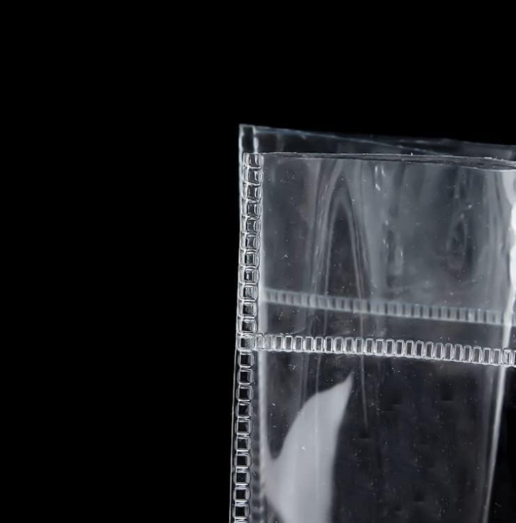 Miniatura 5 de Rikyo 10 bolsas de regalo transparentes, bolsas de regalo de plástico con asa y botón, bolsa de regalo de PVC transparente reutilizable para regalos