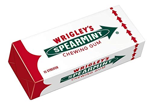 Wrigley's Spearmint Kaugummi | Minz-Geschmack | 8 Packungen (8 x 15 Streifen) - Image 3