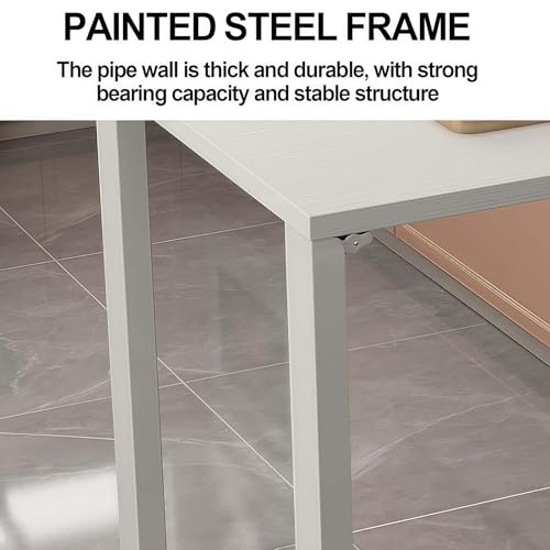 Table flottante multifonction rabattable avec console murale intégrée - 7