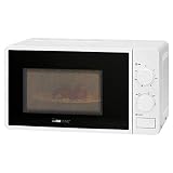 Clatronic MW 791 Mikrowelle/ 700 W/ 20 L Garraum/ 30-Minuten Timer mit Endsignal/ 6 Leistungsstufen/Garraumbeleuchtung/weiß