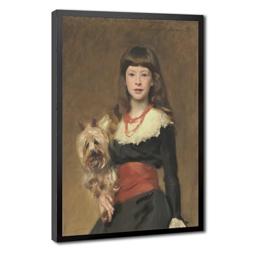 Toile John Singer Sargent portrait Miss Beatrice Townsend décoration murale salon