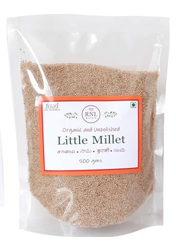 Unpolished Little Millet (500gm) - |Samai | Kutki | Samalu | Chama (B0BNXC5BQ3) Amazon Price History, Amazon Price Tracker