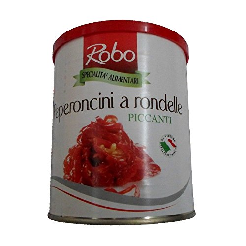 Gr 750 Peperoncini A Rondelle Piccanti In Olio Peperoncino Piccante Sliced Hot Peppers