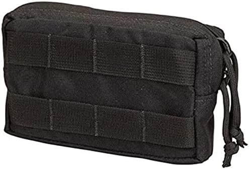 Chase Tactical General Purpose Small Utility Pouch, Horizontal, Lightweight, Fully Adjustable, Attaches With Upright MOLLE, For Military, Law Enforcement, Medical, Combat Training, Ranger Green, Small
