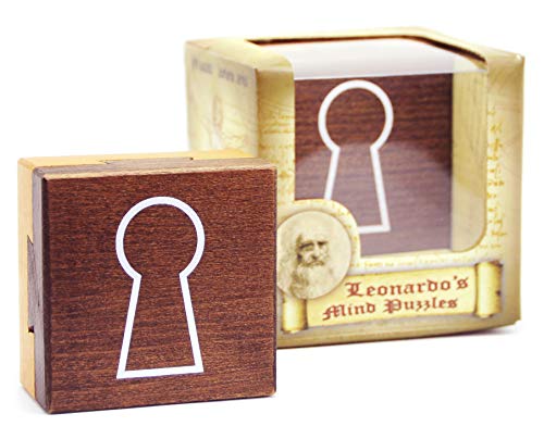 Logica Spiele Art. Dovetail Puzzle Box - Geheimschachtel - Schwierigkeit 3/6 Schwer - Geschenkbox - Denkspiel aus Holz - Knobelspiel - Geduldspiel - Leonardo da Vinci Kollektion Cover