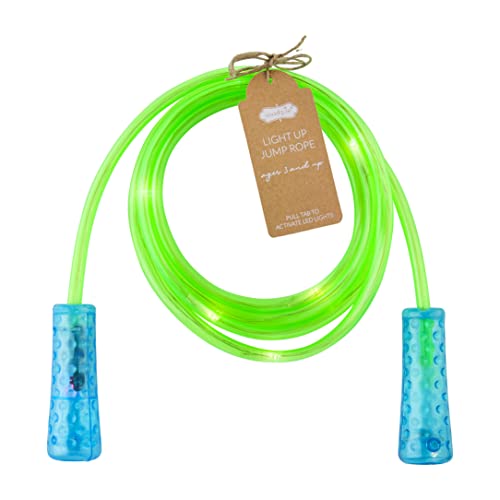 Mud Pie Children's Light-Up Jump Rope, Green